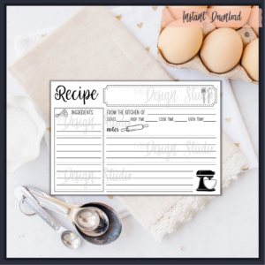 In The Kitchen Recipe Cards